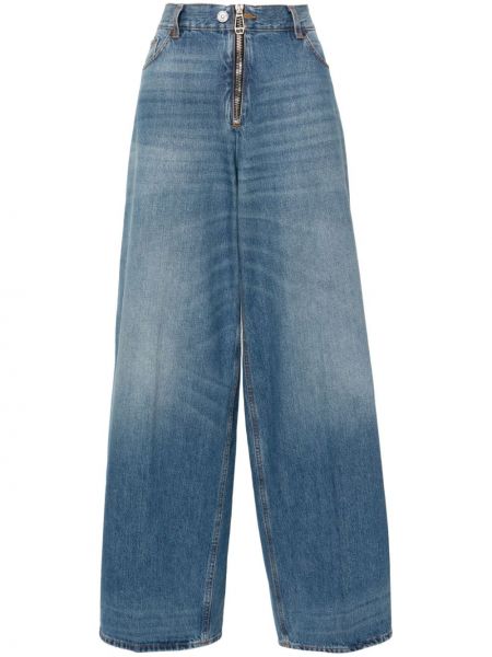 Voľné džínsy na zips Haikure modrá