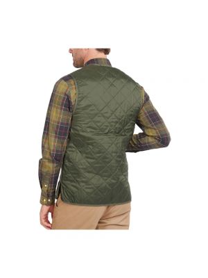 Chaleco acolchado de nailon Barbour verde