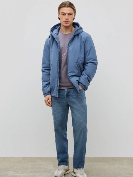 Утепленная демисезонная куртка Baon голубая