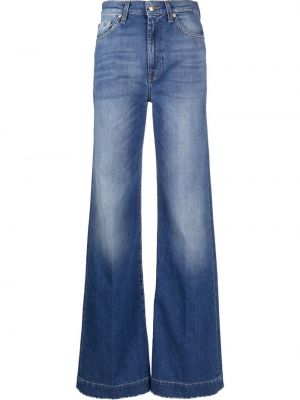 Jeans a zampa 7 For All Mankind, blu