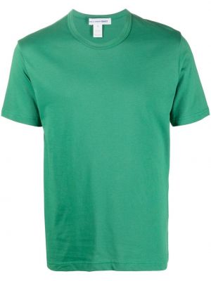 Koszulka bawełniana z okrągłym dekoltem Comme Des Garcons Shirt zielona