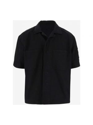 Dzianinowa koszula 44 Label Group czarna