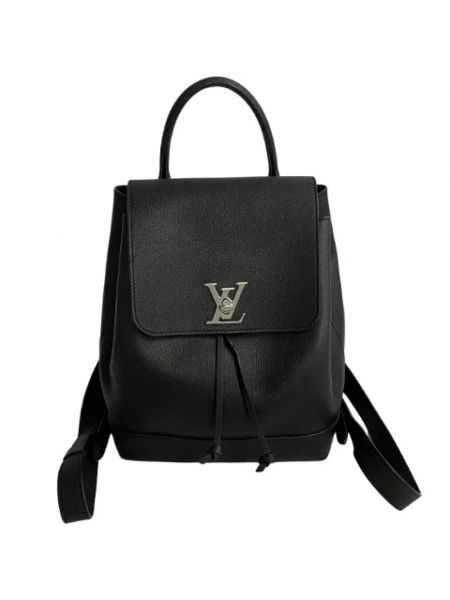 Plecak skórzany retro Louis Vuitton Vintage czarny