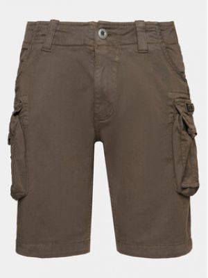 Shorts slim Alpha Industries gris