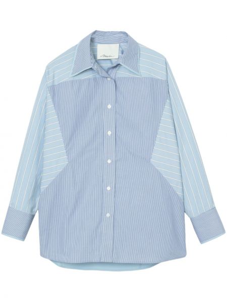 Bavlnená košeľa 3.1 Phillip Lim modrá