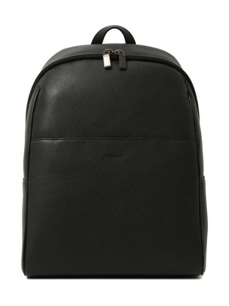 Кожаный рюкзак Canali черный