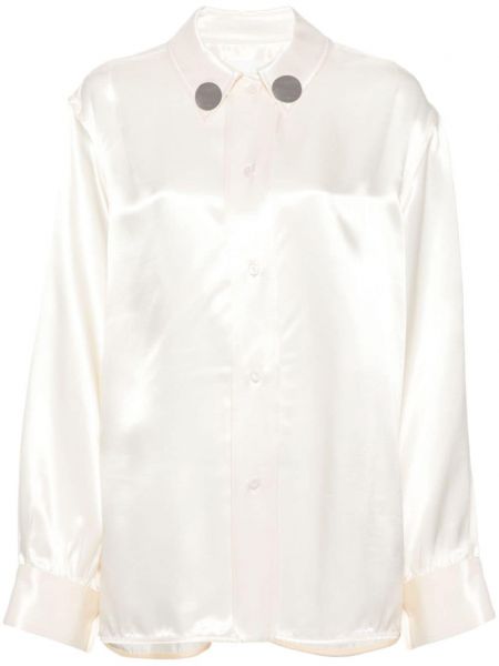 Μακρύ πουκάμισο Jil Sander λευκό