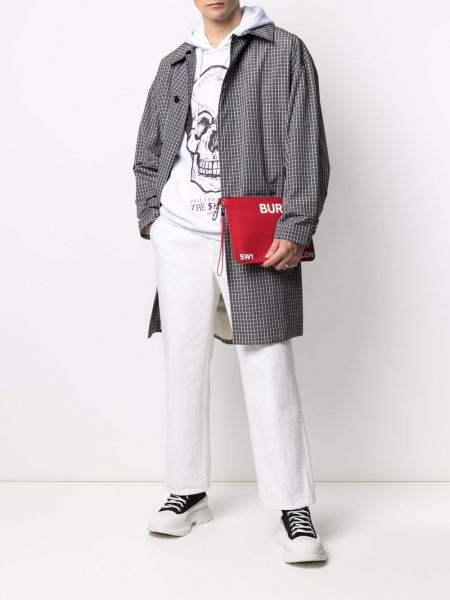Sudadera con capucha con estampado Philipp Plein blanco