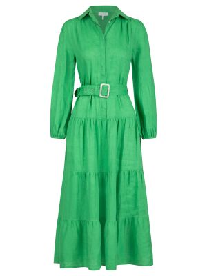 Košeľové šaty Mint & Mia zelená