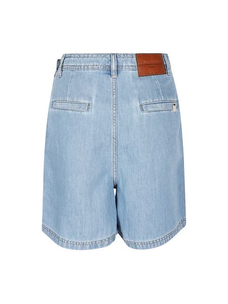Pantalones cortos vaqueros con bolsillos Max Mara Weekend azul