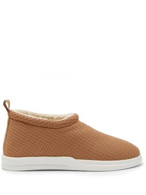 Skli på slip-on sneakers Lusso brun