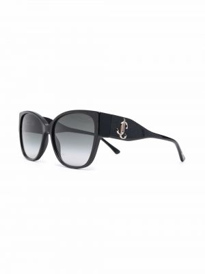 Oversized sluneční brýle s přechodem barev Jimmy Choo Eyewear černé