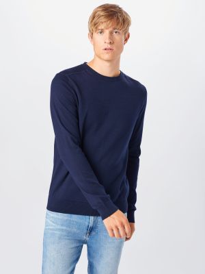 Džemperis ar augstu apkakli Selected Homme zils