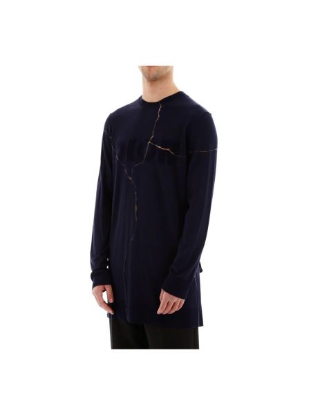 Jersey de lana de seda de tela jersey Dior azul