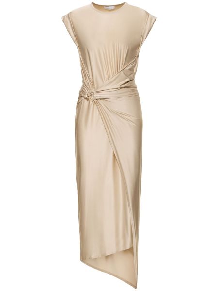 Jersey viskose dress Rabanne beige