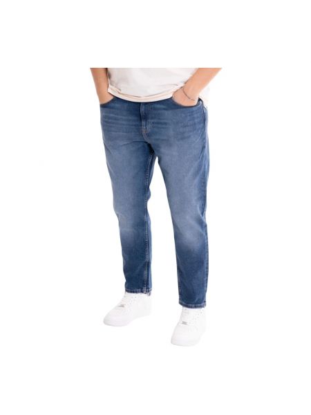 Jeansy skinny klasyczne Calvin Klein Jeans niebieskie