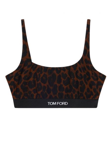 Leopardí podprsenka s potiskem Tom Ford