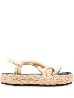 Sandale cu platformă Isabel Marant bej