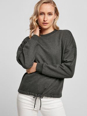 Džemperis bez kapuces Build Your Brand pelēks
