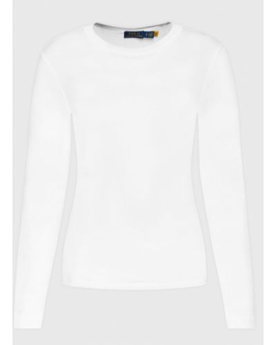 Slim fit gyapjú felső Polo Ralph Lauren - fehér