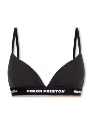 Czarny biustonosz Heron Preston