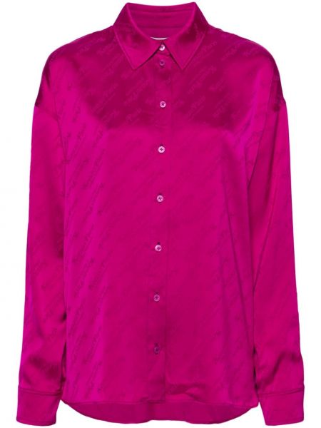 Жакардова риза Kenzo розово
