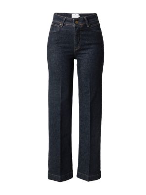 Bavlnené džínsy s vysokým pásom na zips Freeman T. Porter - tmavo modrá