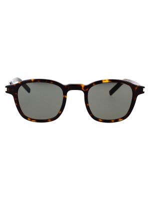 Slim fit sluneční brýle Yves Saint Laurent hnědé