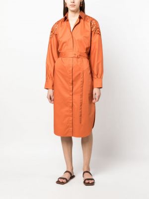 Robe chemise Aeron orange