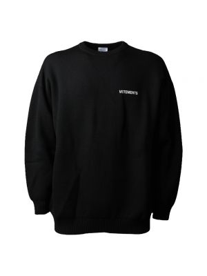 Sweatshirt Vetements schwarz