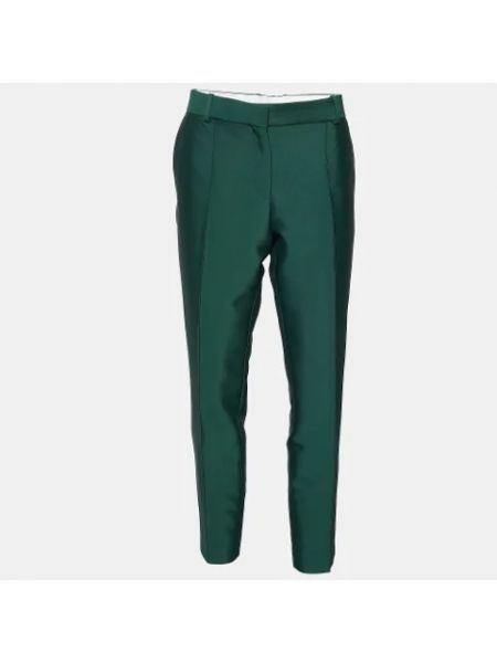 Spodnie Celine Vintage zielone
