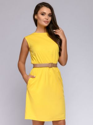 Платье мини 1001 Dress желтое