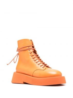 Spitzen schnür ankle boots Marsèll orange