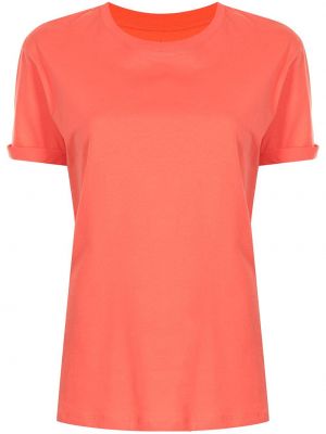 Camiseta con estampado Armani Exchange naranja