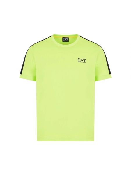 Koszulka z nadrukiem z krótkim rękawem Ea7 Emporio Armani zielona