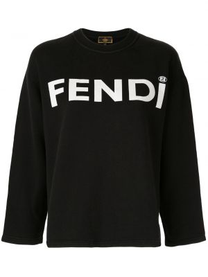 Топ Fendi Pre-owned черно