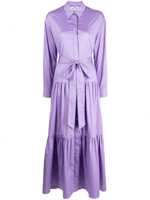 Памучна макси рокля Evi Grintela виолетово