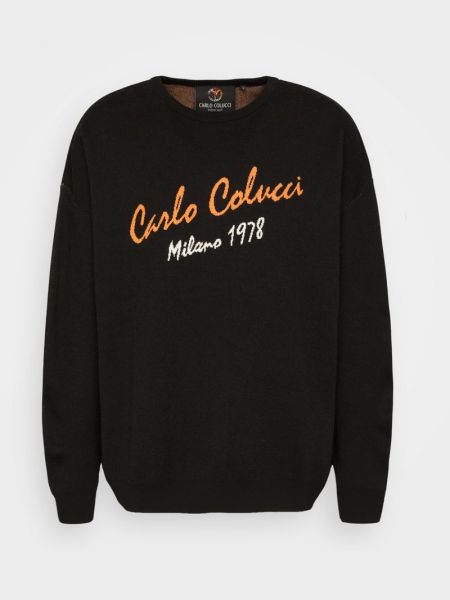 Sweter Carlo Colucci czarny