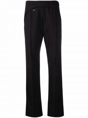 Pantalon droit Jacquemus noir