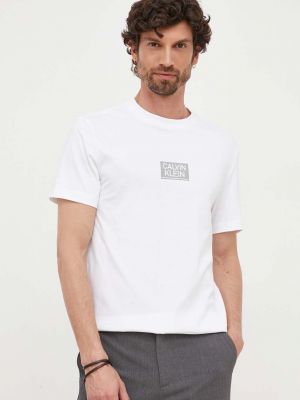 Bavlněné tričko s potiskem Calvin Klein