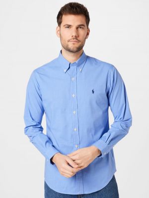 Рубашка на пуговицах Polo Ralph Lauren синяя
