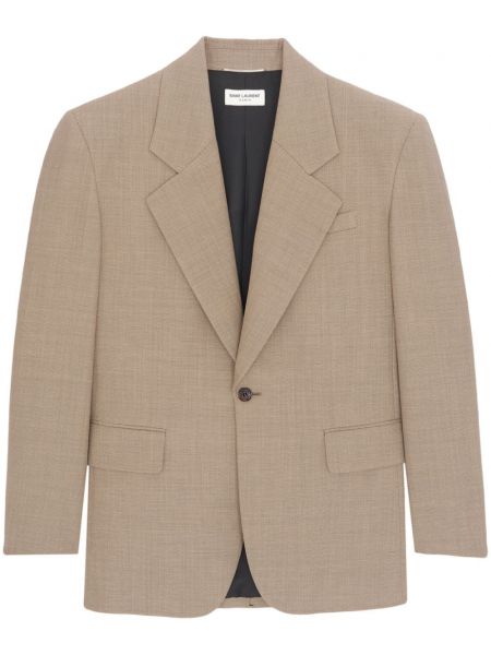 Oversize woll blazer Saint Laurent beige