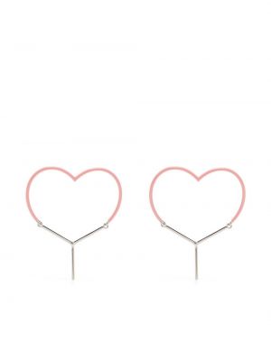 Boucles d'oreilles à boucle de motif coeur Y/project