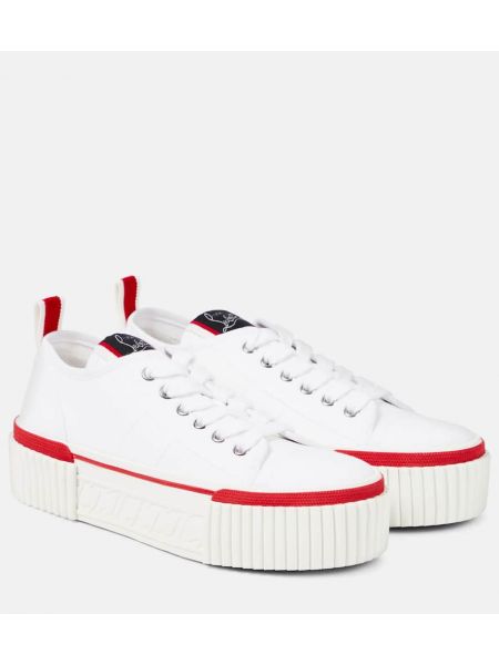 Platform sneakers Christian Louboutin hvid