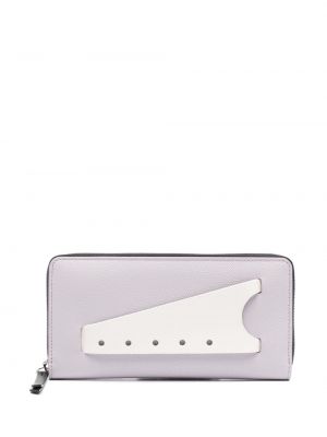 Usnjena denarnica Maison Margiela vijolična