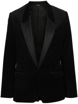 Pikčasti blazer Dolce & Gabbana Pre-owned črna