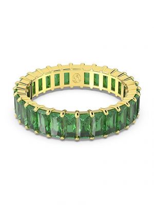 Gyűrű Swarovski zöld