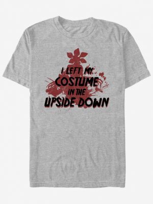 ZOOT.Fan Netflix 	I Left My Costume In The Upside Down Stranger Things Triko Šedá