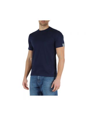 Camiseta de algodón Replay azul