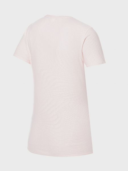 Жаккардовая футболка New Balance розовая